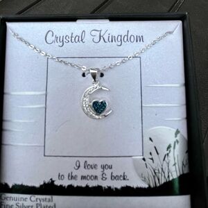 Crystal Kingdom, I love you to the moon and back, necklace.